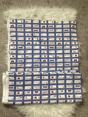 Prairie Days Bunny Hill Designs Moda Fabric 6 Yards Red White Blue